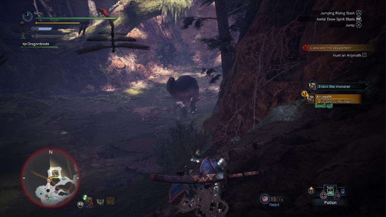 Monster Hunter World: Iceborne HR Anjanath hunt (Main quest)
