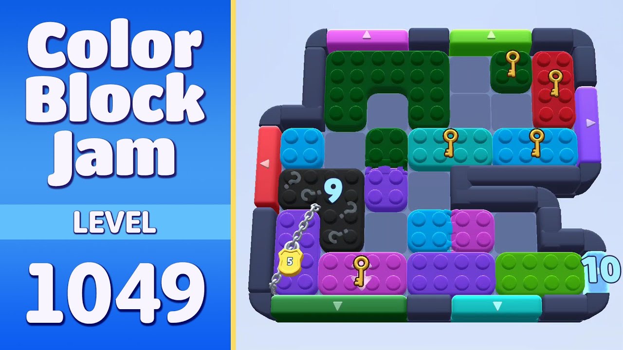 Color Block Jam Level 1049 (1050) | Every Puzzle Solved! 🎯