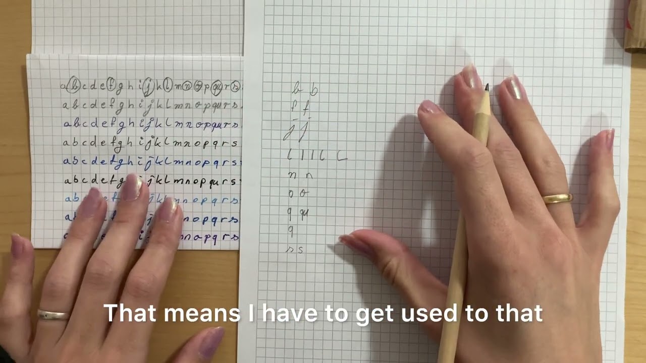 3. Handschrift verbessern Teil 1