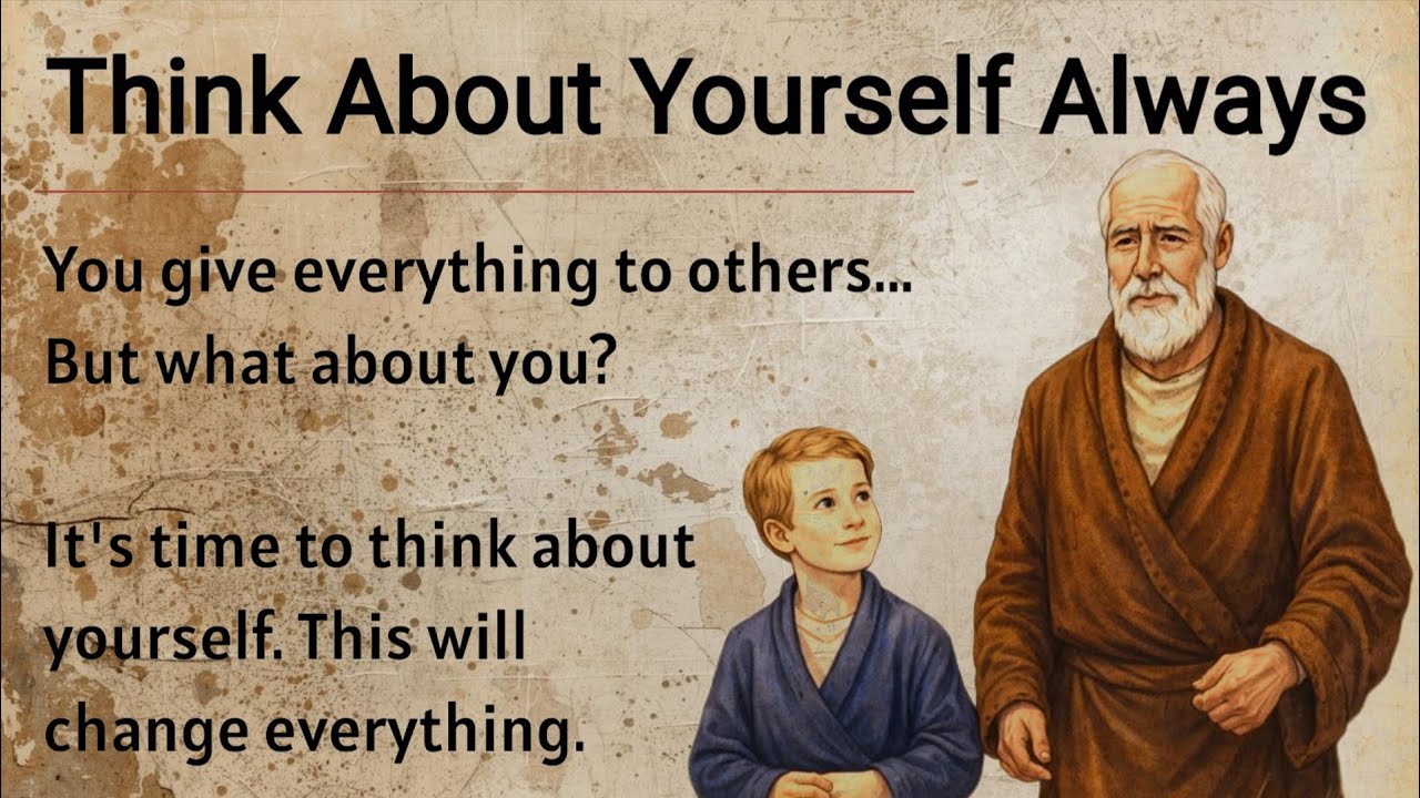 Think About Yourself Always || Graded Reader || Improve Your English Fluency ✅️ 