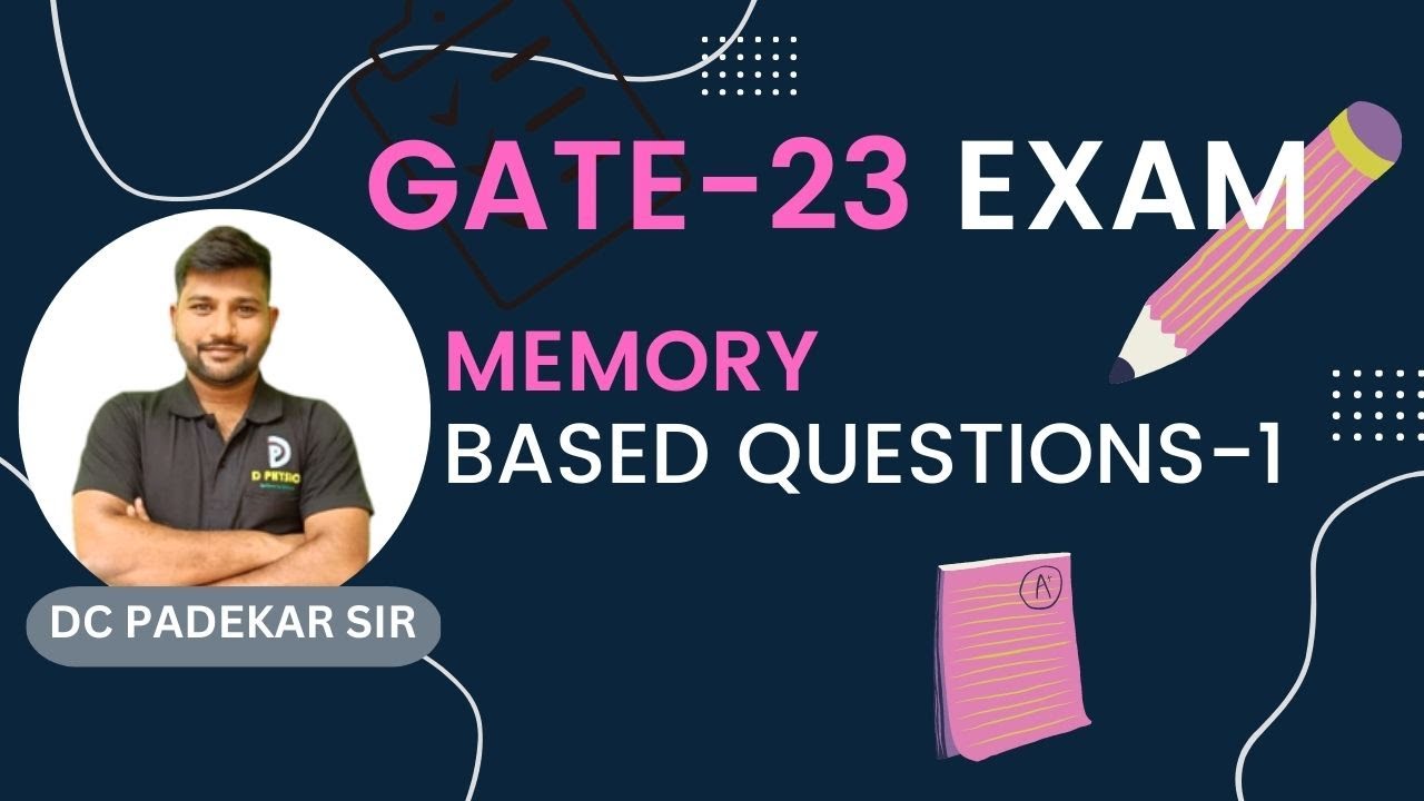 GATE 2023 Physics Memory based questions