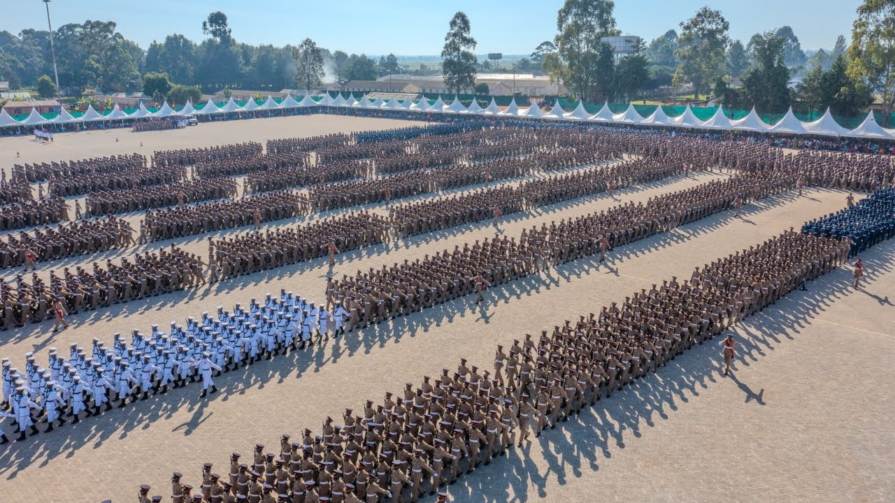 KDF Beautiful display during Pass-out Parade presided over by President Ruto in Uasin Gishu!!