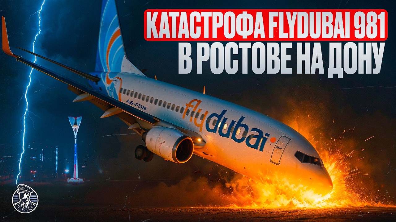 НОСОМ ВНИЗ! Ужасающая История Крушения FlyDubai 981, Boeing 737.