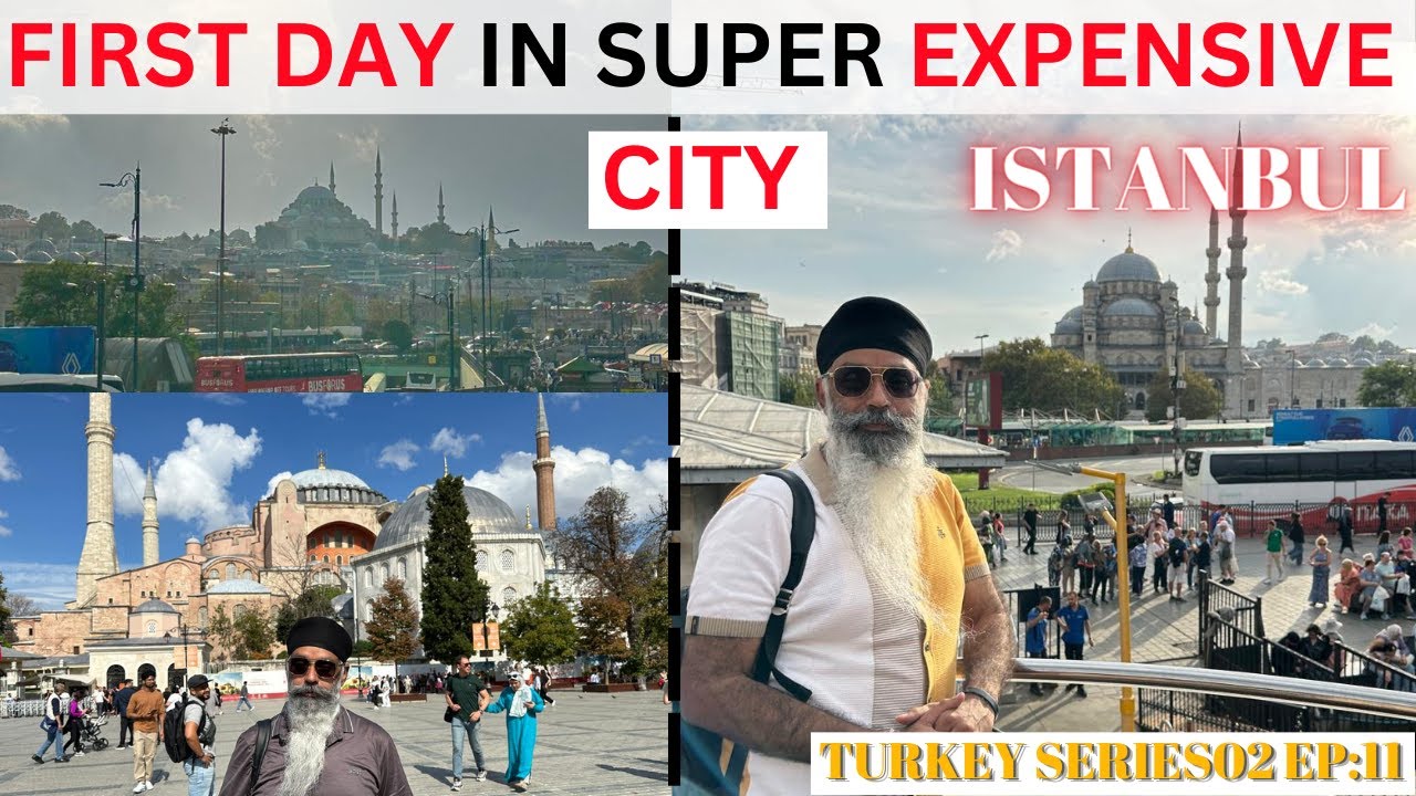FIRST DAY IN SUPER EXPENSIVE CITY | #istanbul | TURKEY SERIES EP:11