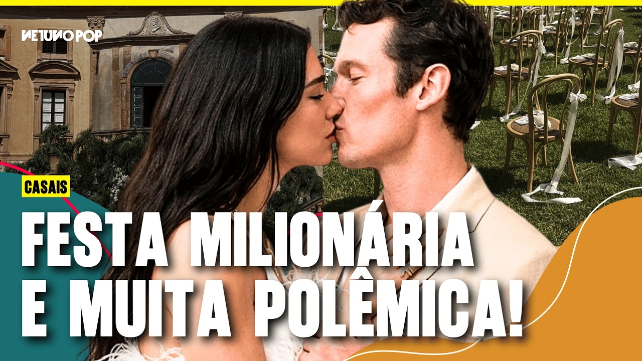 Protestos e Ostenta&ccedil;&atilde;o: A festa de casamento milion&aacute;ria de Dua Lipa e Callum Turner em Palermo