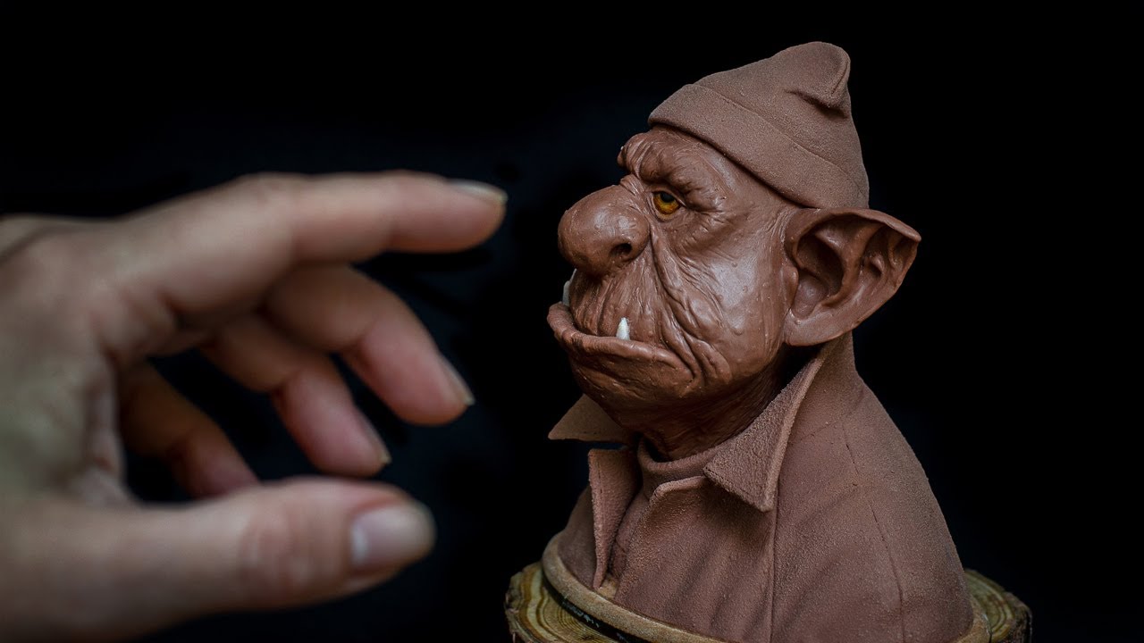 I Made My First Monster Clay Sculpture