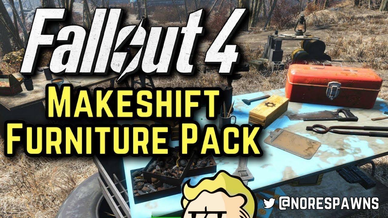 Fallout 4 Mod Review - Makeshift Furniture Pack