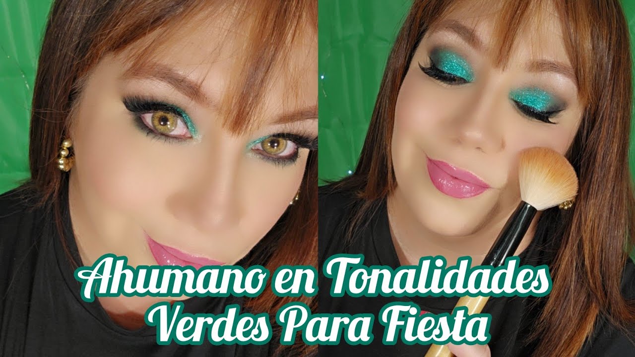Tutorial de Maquillaje: Ahumado con Tonalidades Verde Para Fiesta