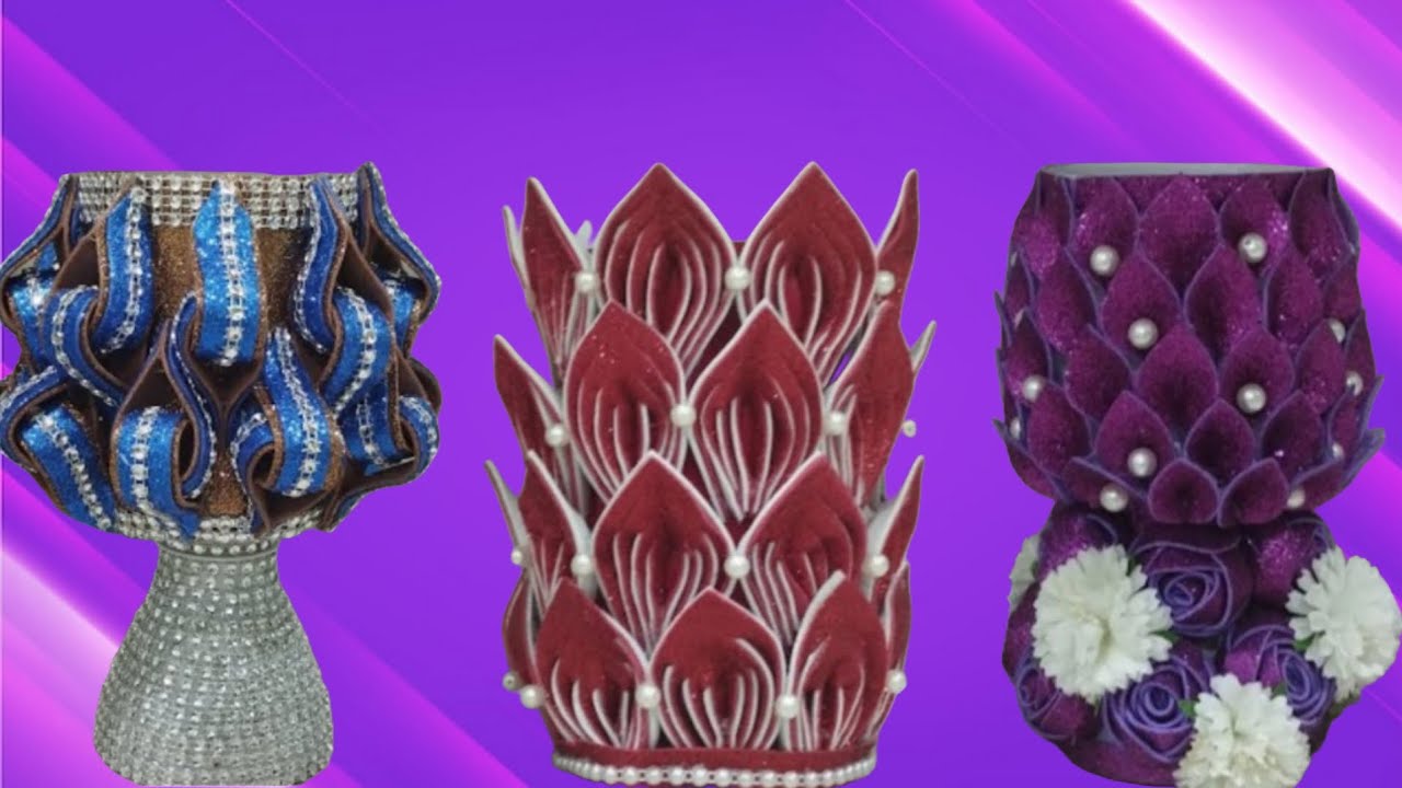 3 блестящие идеи как сделать вазы своими руками/3 Brilliant Ideas on How to Make DIY Vases