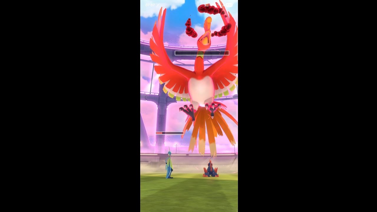 雙打極巨化鳳王 #pokemongo #pokemon #極限挑戰 