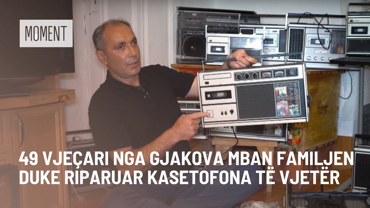 49 vjeçari nga Gjakova mban familjen duke riparuar kasetofona të vjetër