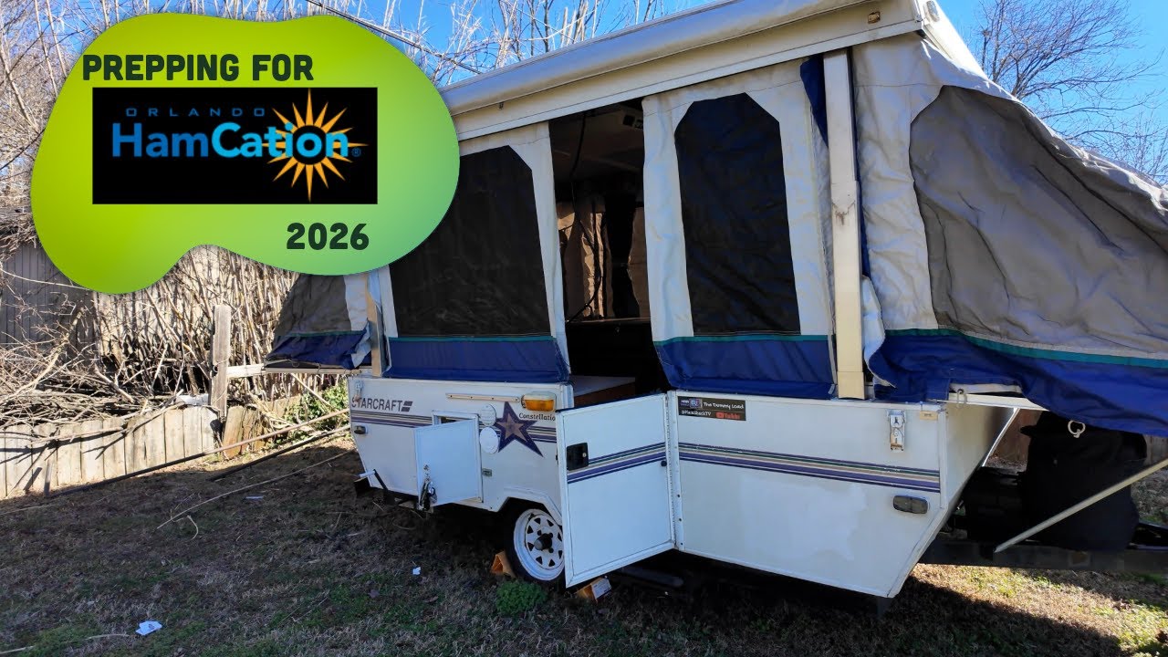 Old School Camper Prep: Getting My 1998 Starcraft Ready for Hamcation