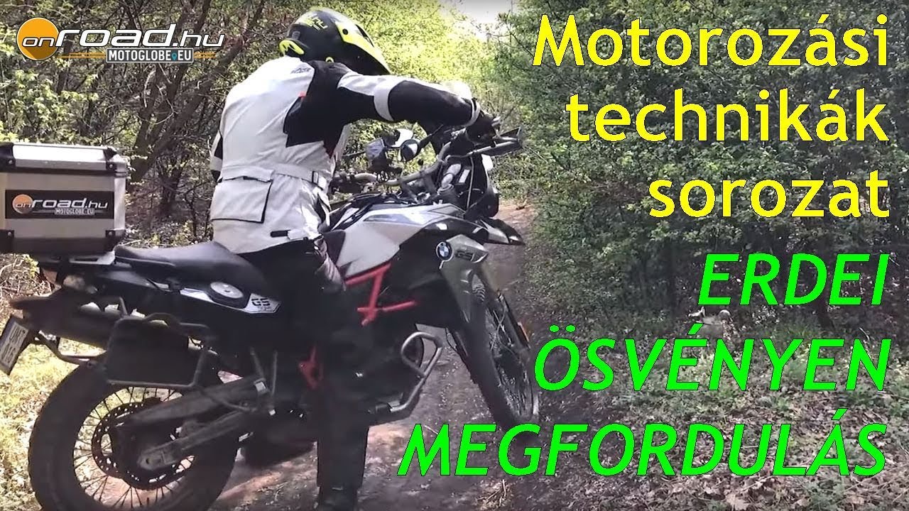 Motorozási technikák, 19. rész: Megfordulás erdei ösvényen - Onroad.hu