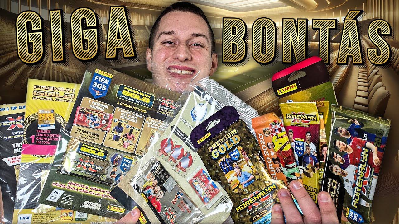 GIGABONTÁS | Panini Prémium Gold Csomagok!