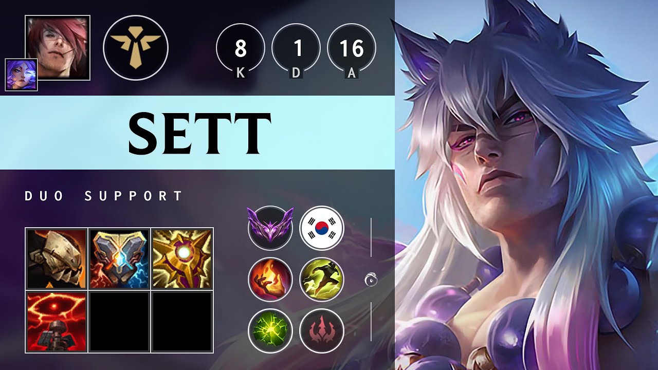 Sett Support vs Braum - KR Master Patch 25.14