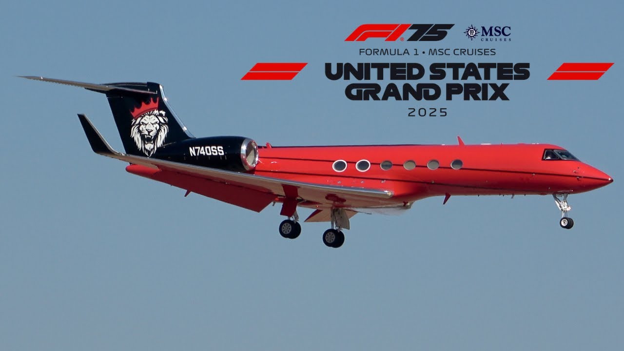 The Rich And Famous Arriving in Austin, Texas For the 2025 United States Formula 1 Grand Prix (4K)