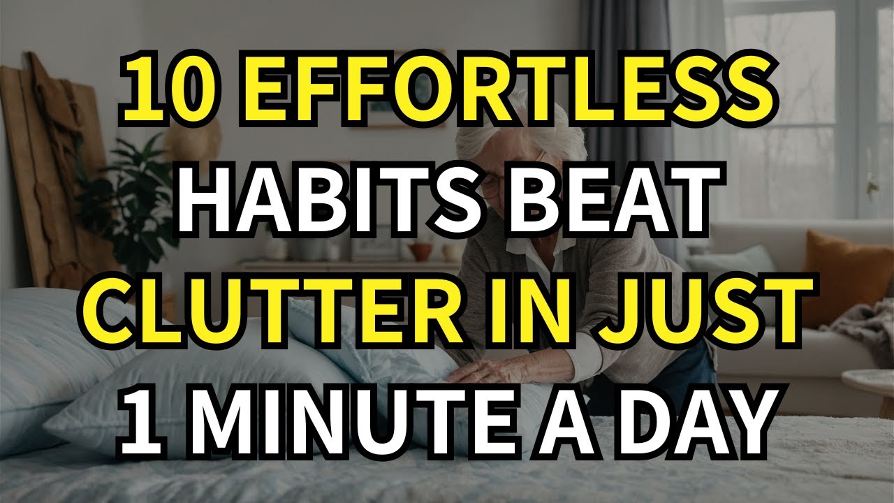 10 NO EFFORT Things People With CLUTTER FREE Homes Do Every Day!