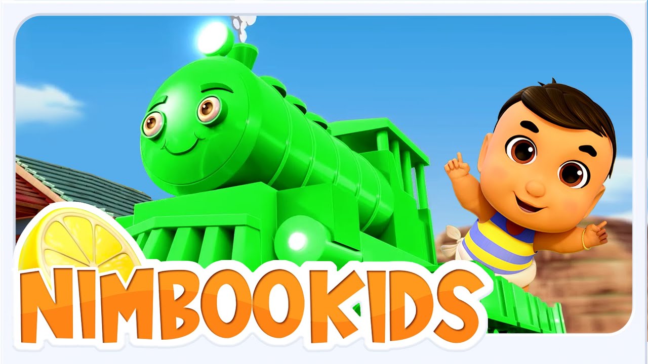 Chuk Chuk Rail Chali, छुक छुक रेल चली + More Funny Cartoon Nursery Rhymes in Hindi by Nimboo Kids