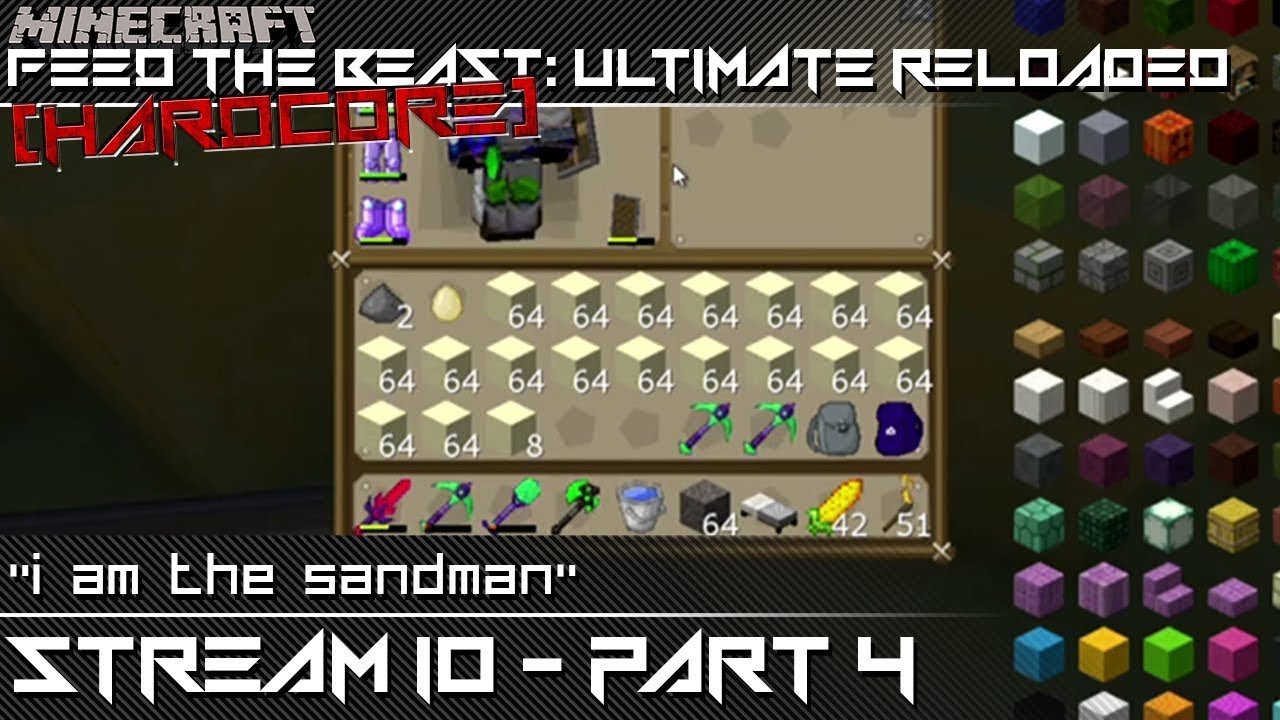 Feed the Beast: Ultimate Reloaded HARDCORE [S10][P4] - I Am the Sandman