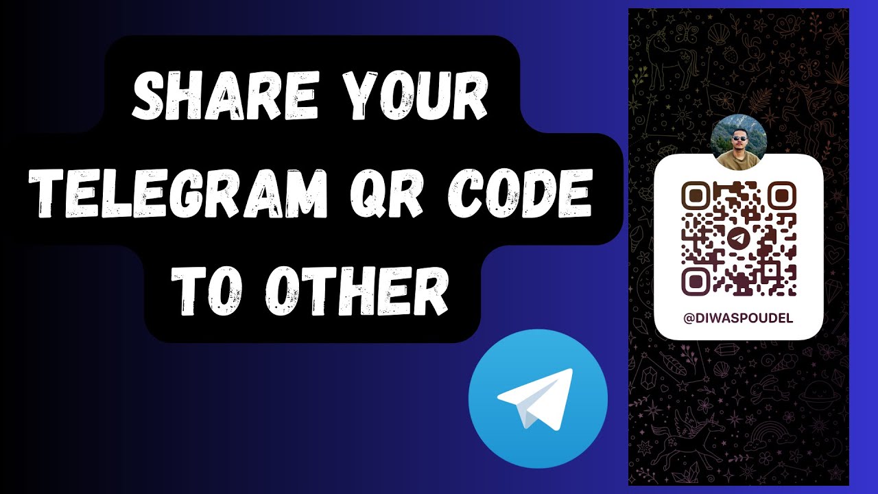 Как легко поделиться своим QR-кодом в Telegram! 📱 | Пошаговое руководство