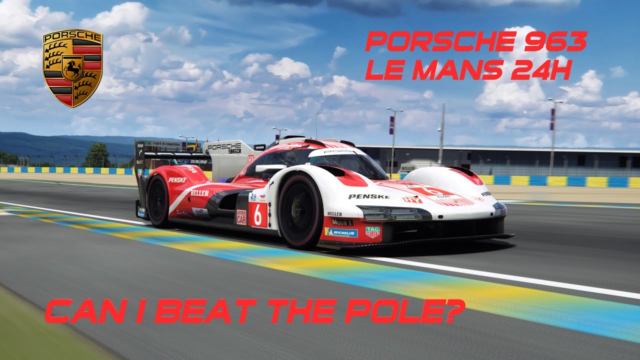 Porsche 963 (Protech P96) - Le Mans 24h Pole hotlap