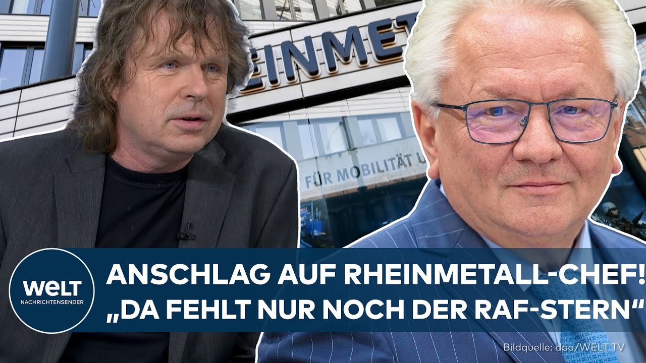 LINKSEXTREMISMUS: Anschlag auf Rheinmetall-Chef! – „Da fehlt nur noch der RAF-Stern!“