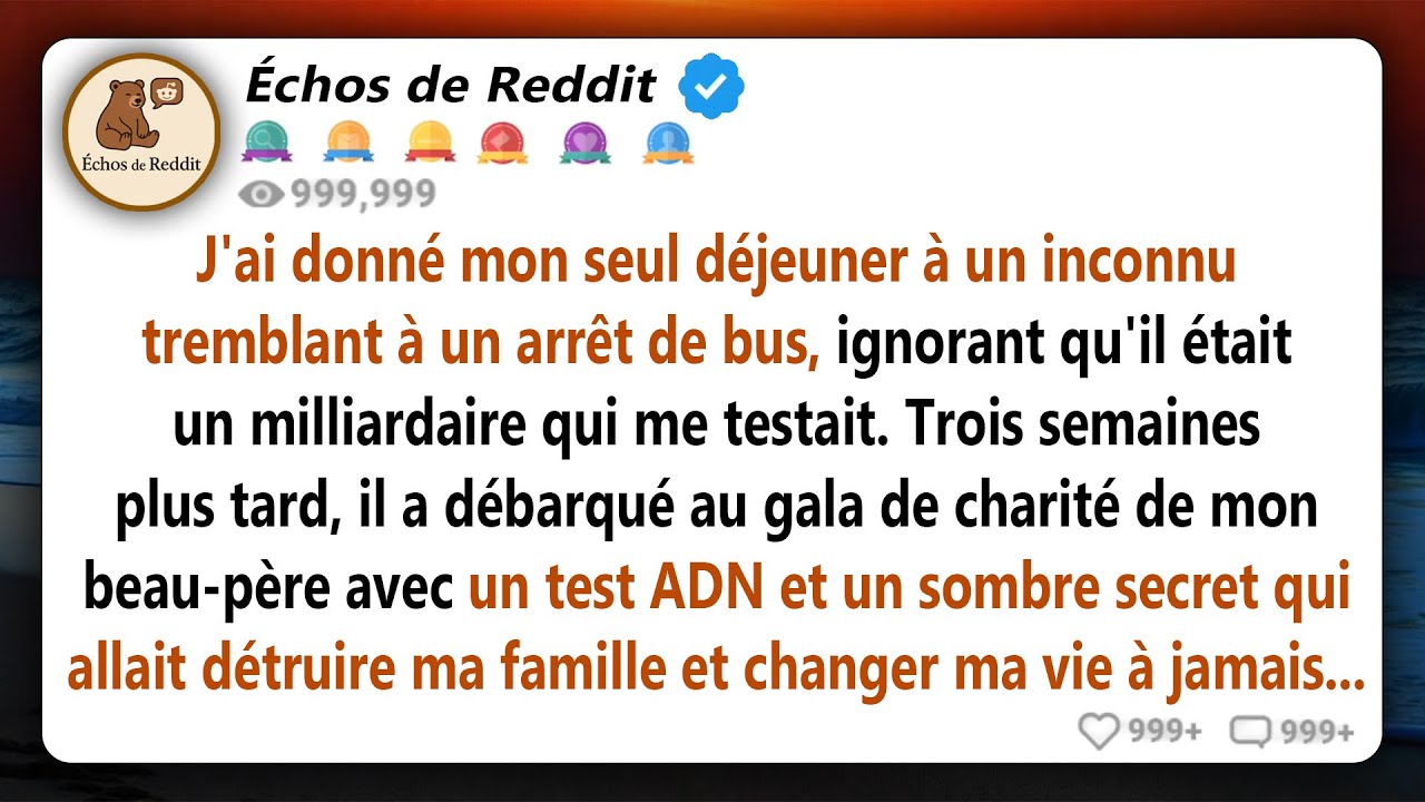 J'ai donné mon déjeuner à un inconnu - des semaines plus tard, mon riche grand-père me l'a rendu…