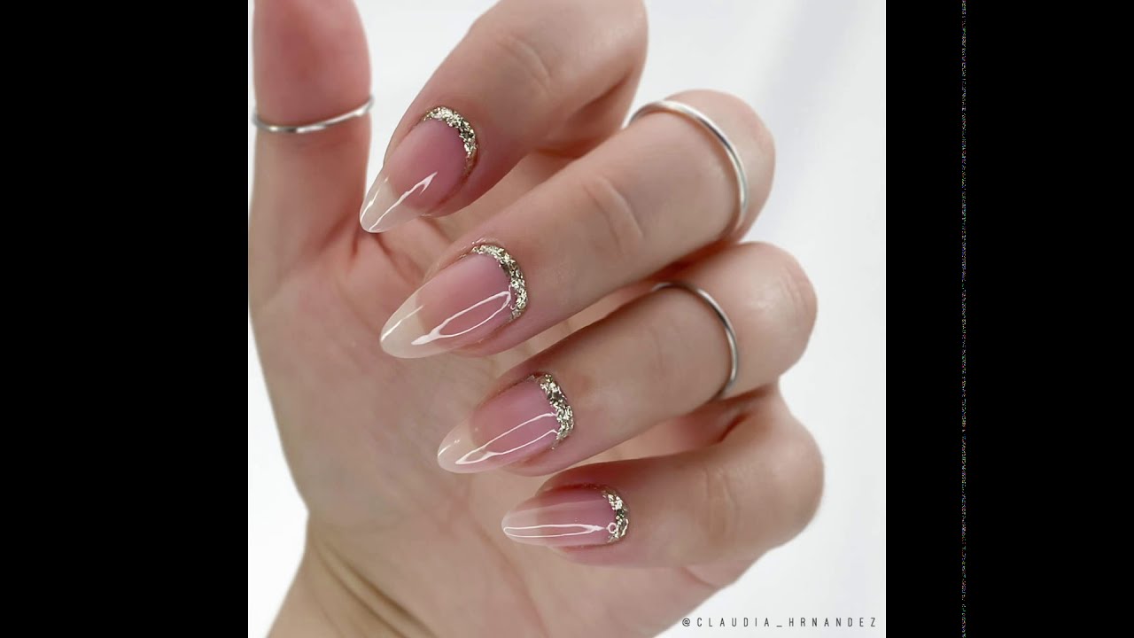 GLAM NUDE NAILS - Simple Chic Nail Art