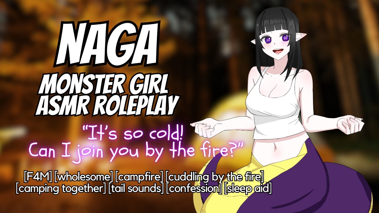 Cuddling by the Campfire With Your Naga Crush! 🐍 Lamia Monster Girl ASMR Roleplay