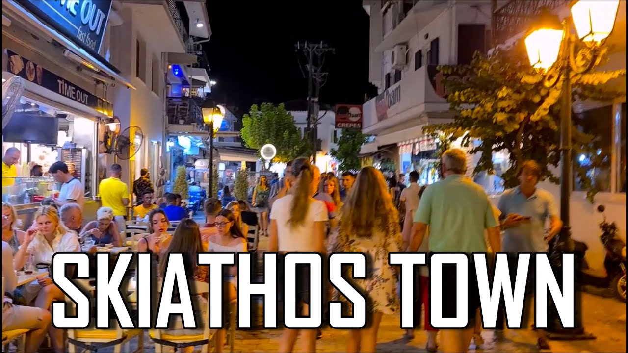 SKIATHOS TOWN - SHOPS & RESTAURANTS