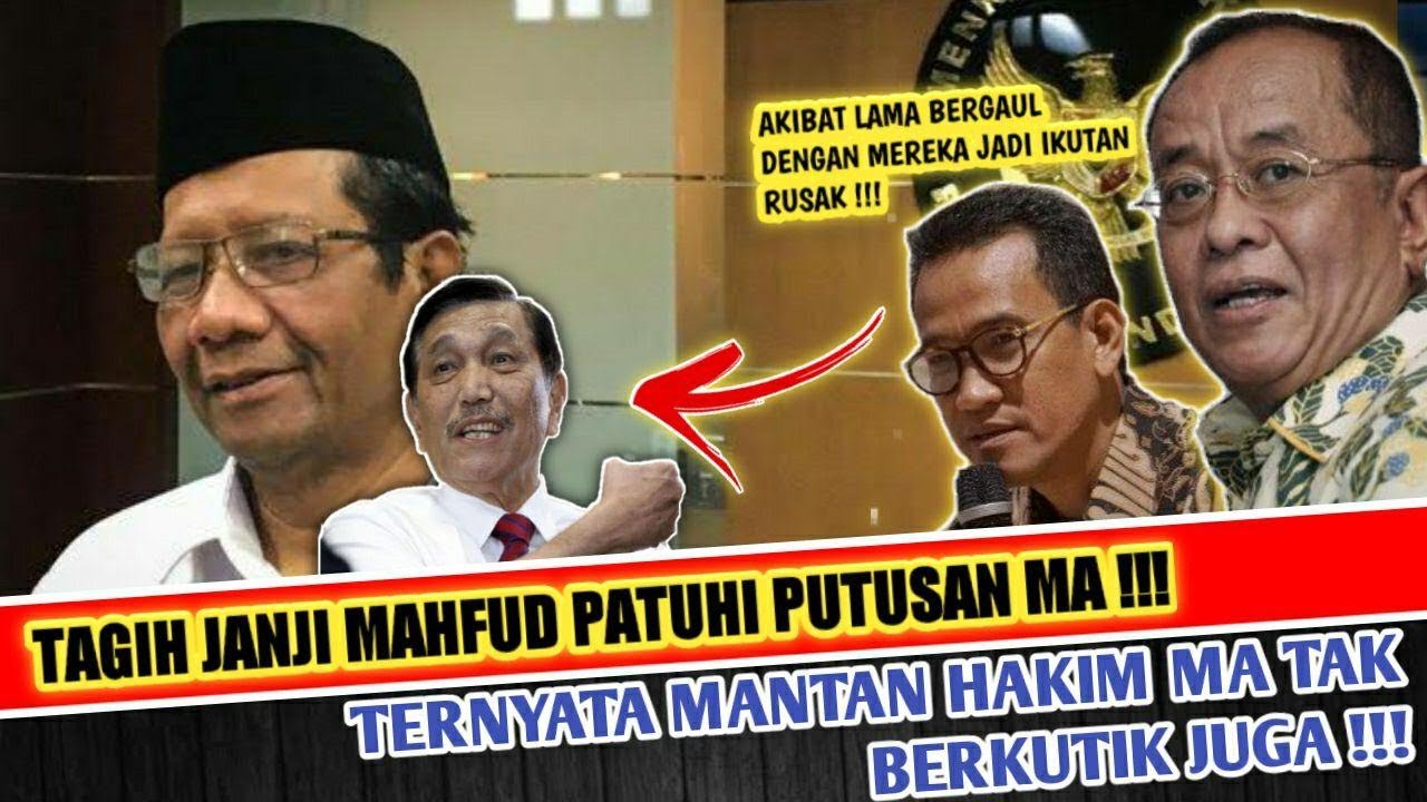 TAGIH JANJI MAHFUD MD PATUHI PUTUSAN MA, KENAPA DILANGGAR JUGA ? | bpjs news psbb joko widodo