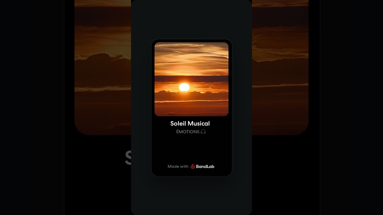 ÉMOTIONS 🎧  SOLEIL MUSICAL 