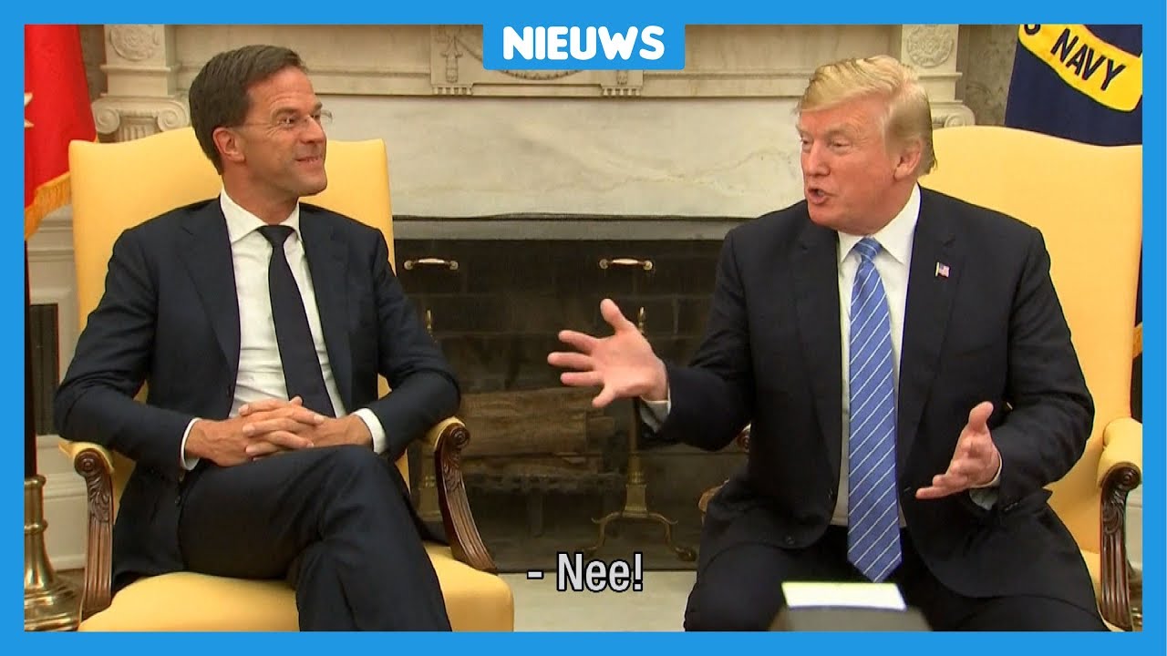Mark Rutte zegt 'Nee' tegen Donald Trump