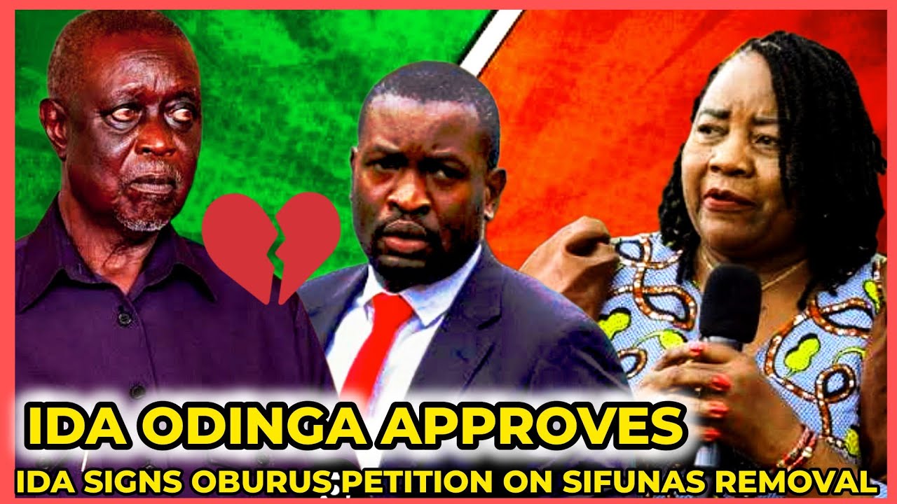 BOMBSHELL 💔NO ESCAPE: As  IDA ODINGA Sings OBURUS Petition On SIFUNAS Removal As ODM SG!