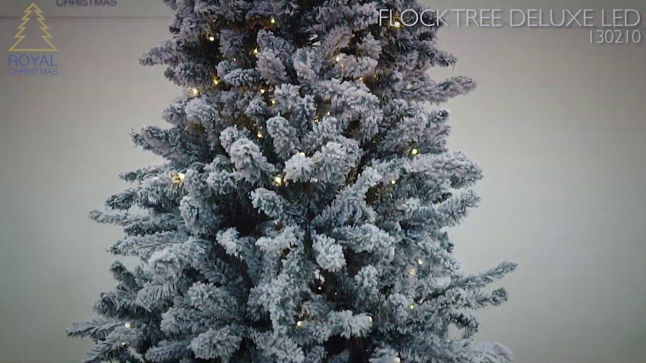 Royal Christmas - Kunstkerstboom Sneeuw Boom Deluxe met Warm LED - 166210
