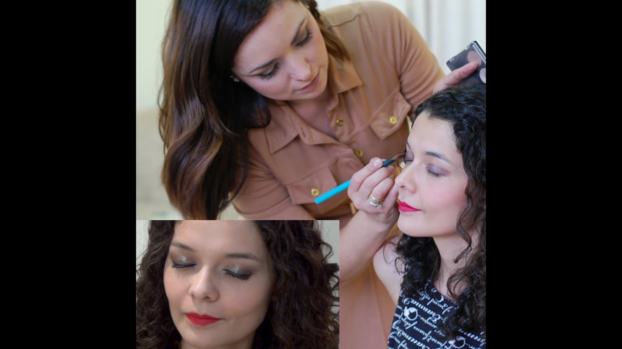 Maquiando a Amiga - Marrom Clássico com Gliter