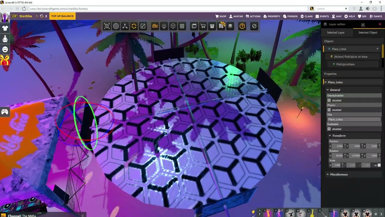Slide Project, building in LoveCraft.