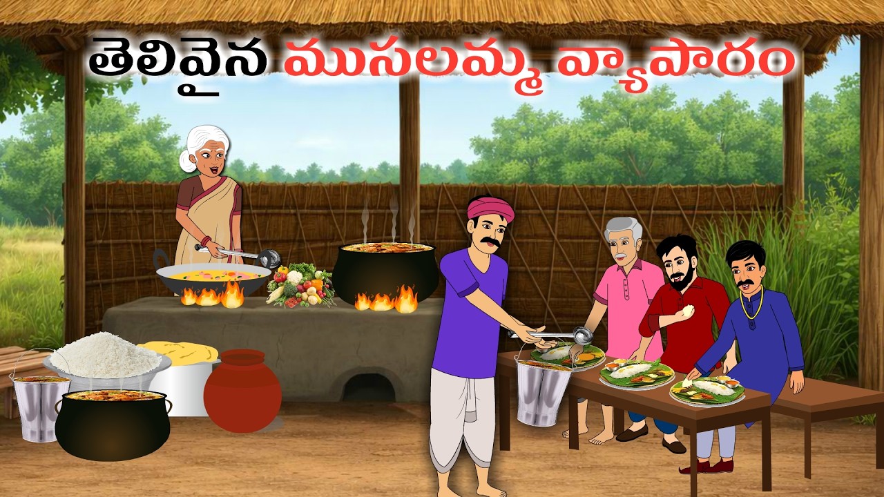 తెలివైన ముసలమ్మ వ్యాపారం |Telugu kathalu |Telugu Village Stories | Mana Palle Kathalu | MoralStories