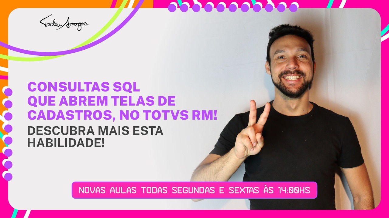 Atalho no TOTVS RM com SQL: abra registros direto do resultado e ganhe tempo