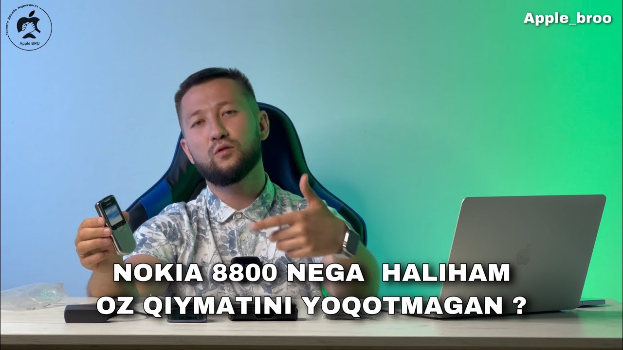 NOKIA 8800 NEGA HALIHAM OZ QIYMATINI YOQOTMAGAN