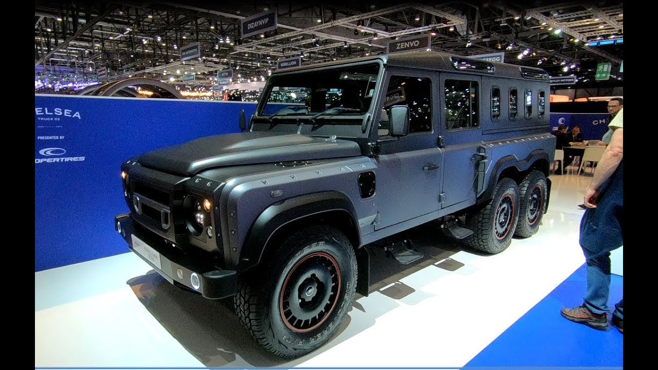 Chelsea truck C0 Civilian 6x6 C AWD Mega VIP SUV Land Rover Defender new model walkaround V0277