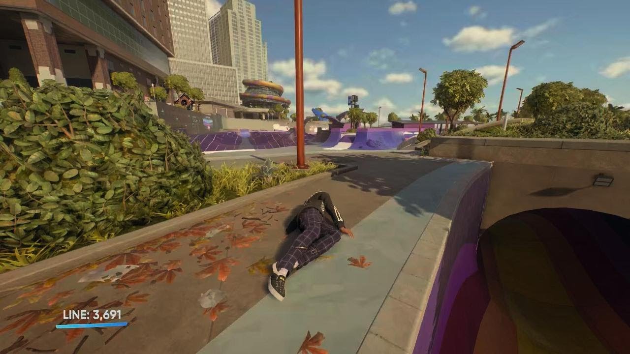 Hitting an easy gap in Skate.