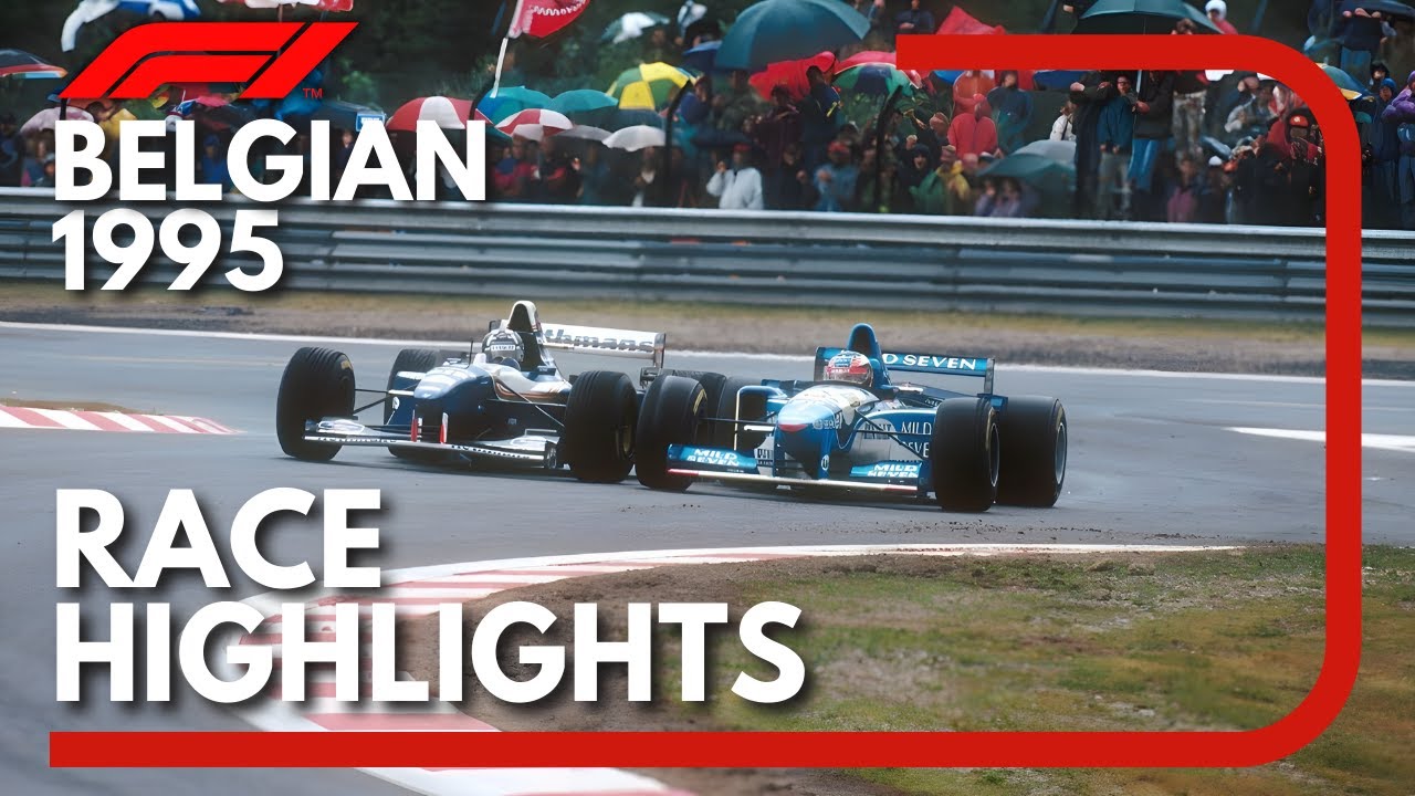 F1 1995 Belgian Grand Prix Full Race.