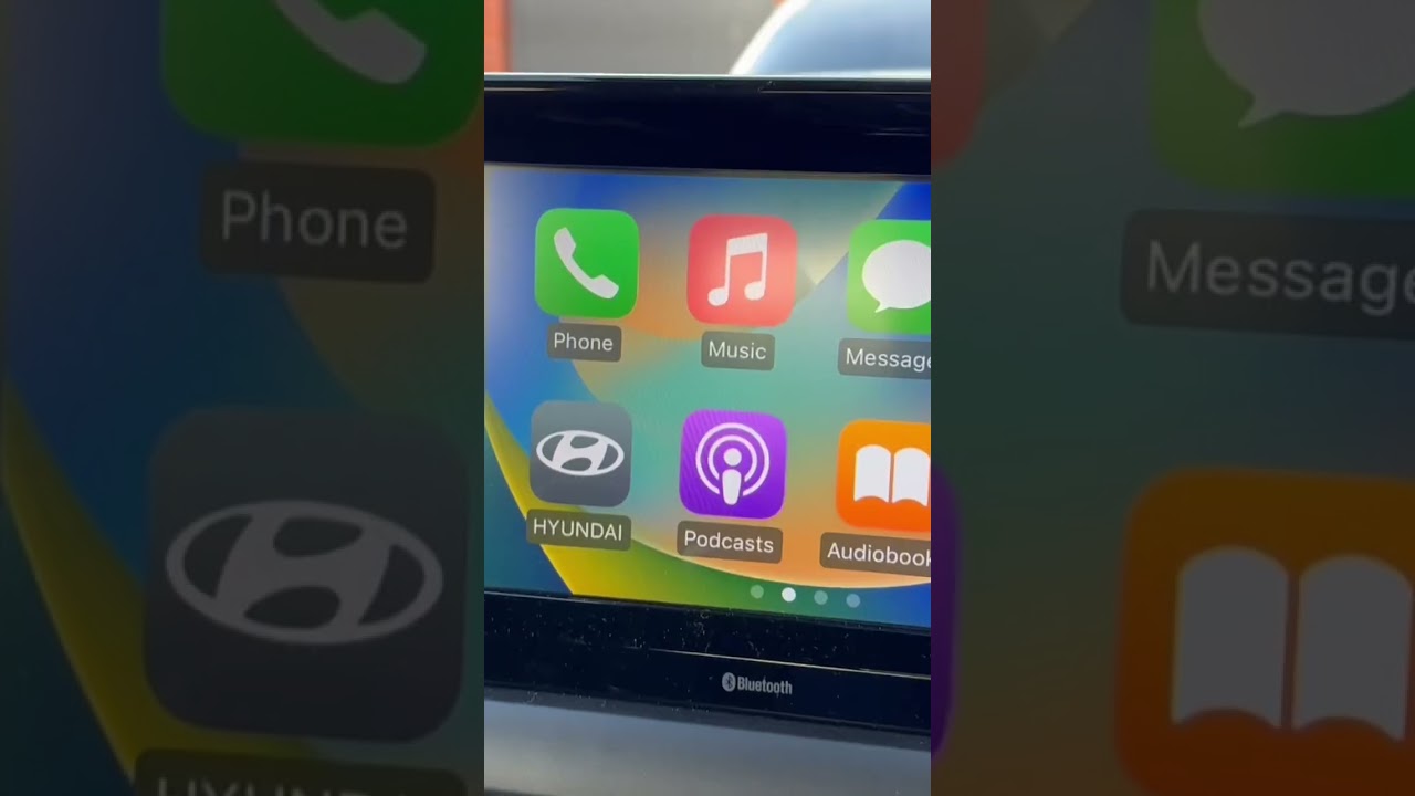 Hyundai i10 wireless CarPlay 👍 #i10 #hyndai #carplay #androidauto #wireless #infotainment