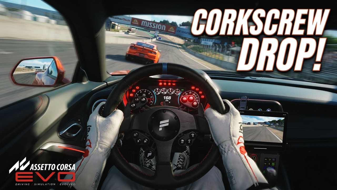 POV: Camaro ZL1 at Laguna Seca | Assetto Corsa EVO