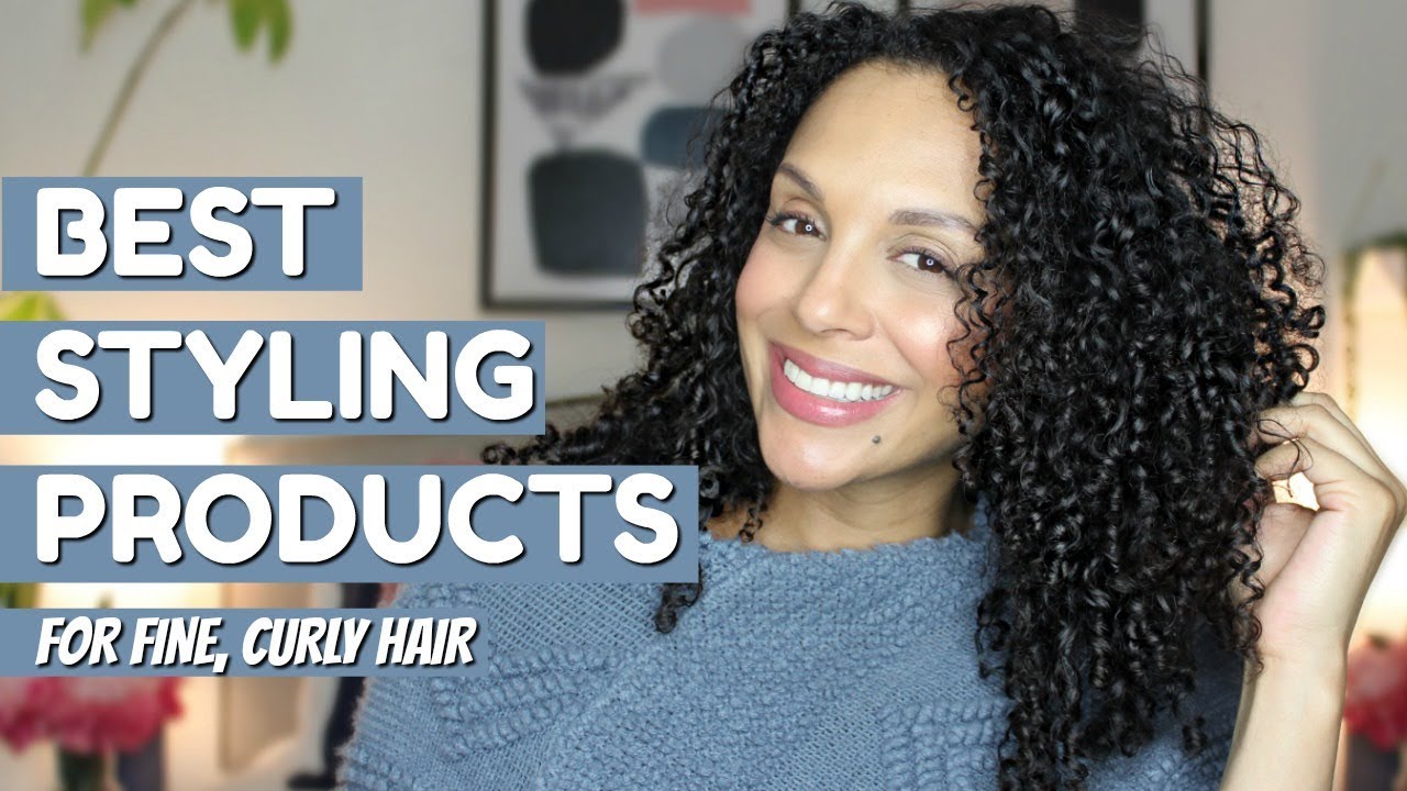 THE BEST STYLING PRODUCTS FOR FINE CURLY HAIR!!! | DISCOCURLSTV