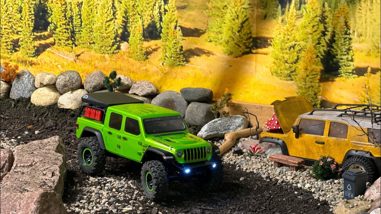 The Axial Scx24 Gladiator V2 on B17 Betty Wheels & Tires