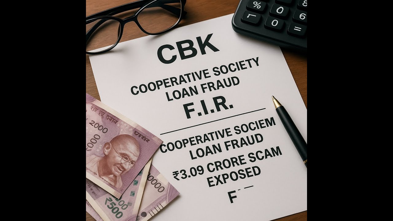 Cooperative Society Loan Fraud: ₹3.09 Crore Scam Exposed, CBK Registers FIR