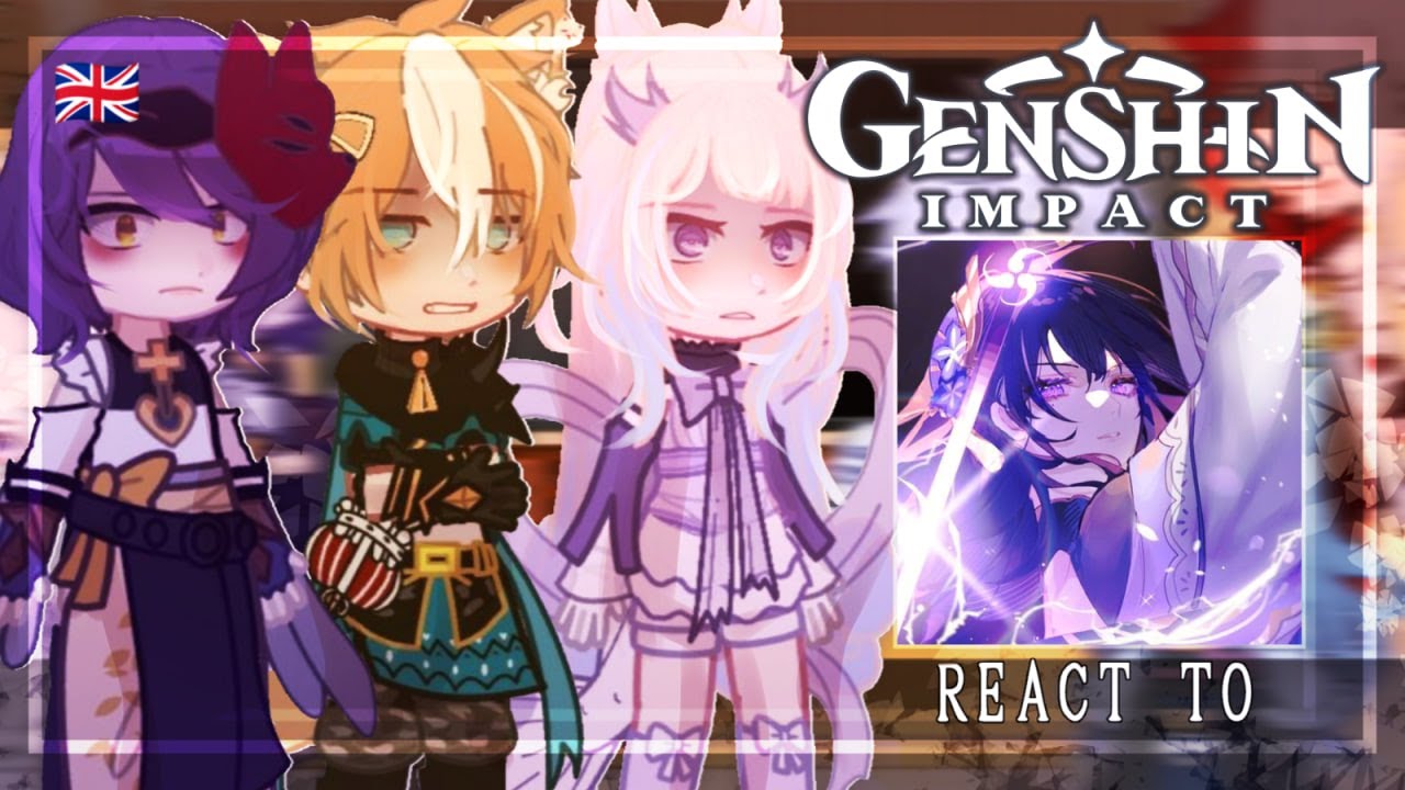 Past Inazuma react to Raiden Shogun | Genshin Impact | Gacha Club