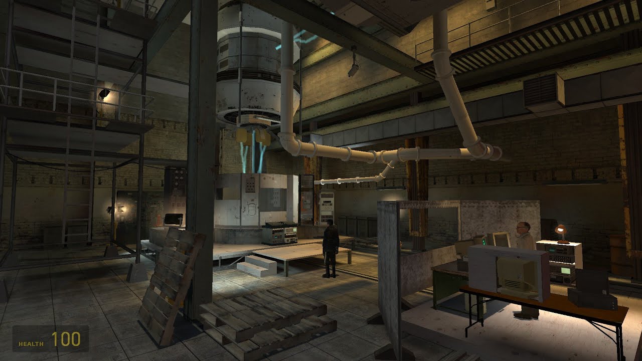 HL2 Beta City-17 mod: d1_lab_01 part 2